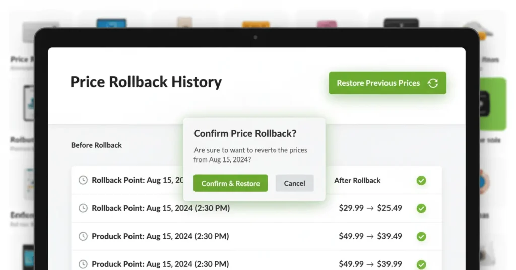 Feature one click rollback min